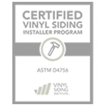 certified vinyl siding installer icon
